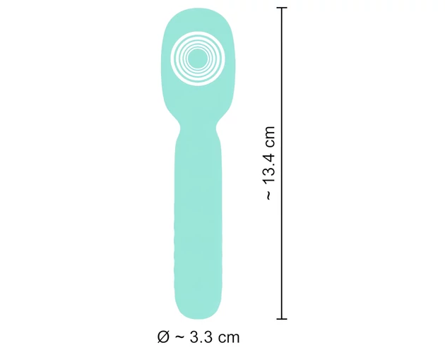 Cuties - mini masszírozó vibrátor (menta)