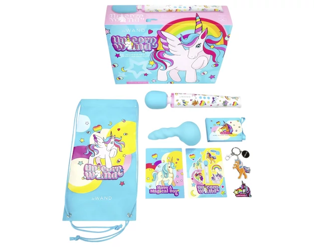 le Wand Unicorn - masszírozó vibrátor szett (szivárvány)