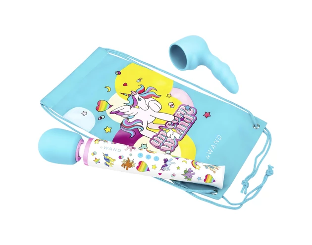 le Wand Unicorn - masszírozó vibrátor szett (szivárvány)