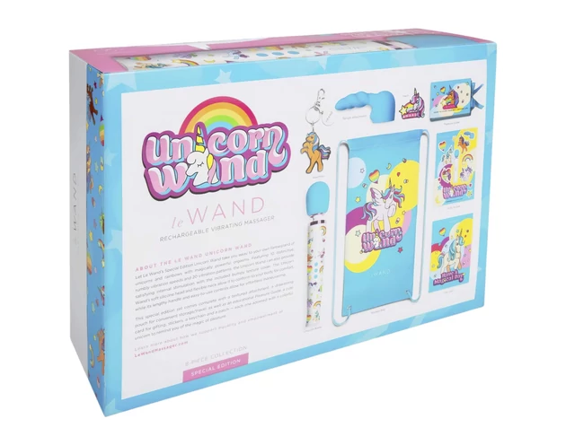 le Wand Unicorn - masszírozó vibrátor szett (szivárvány)