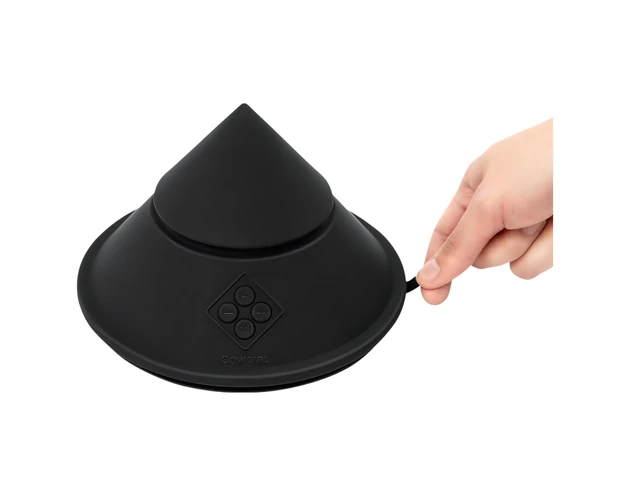 The Cowgirl Cone - okos szexgép különböző feltétekkel (fekete)