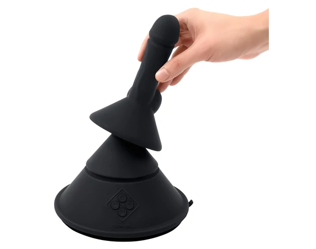 The Cowgirl Cone - okos szexgép különböző feltétekkel (fekete)