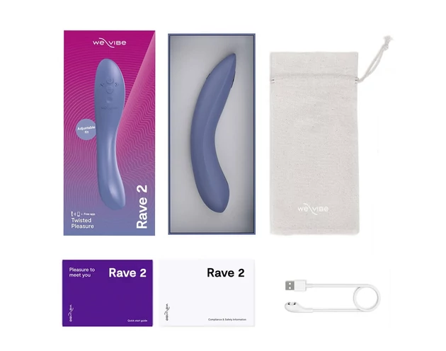 We-Vibe Rave 2 - okos, akkus G-pont vibrátor (kék)