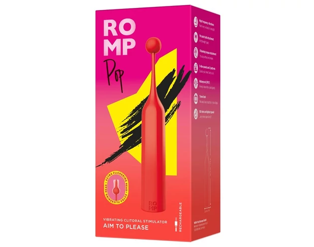 ROMP Pop - mini csikló vibrátor (piros)