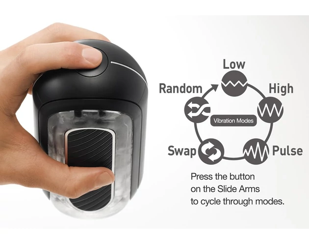TENGA Flip Zero - erős maszturbátor (fekete)