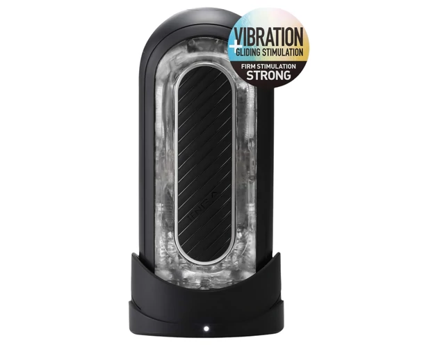 TENGA Flip Zero - erős maszturbátor (fekete)