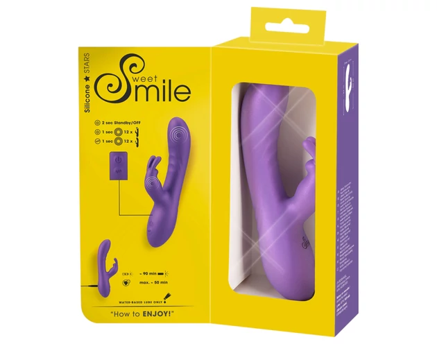 Smile - csiklókaros vibrátor (lila)