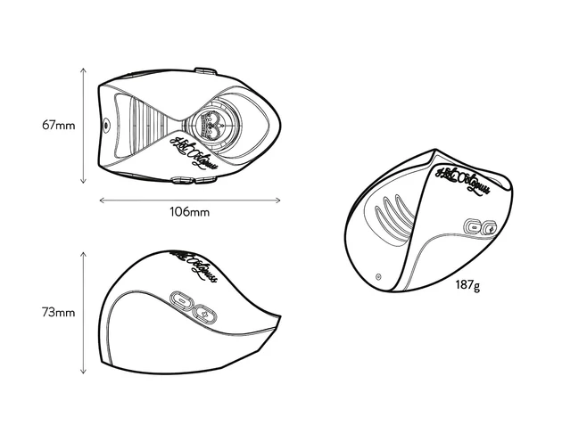 Pulse Solo Essential Dragon Eye - maszturbátor (kék) - limitált