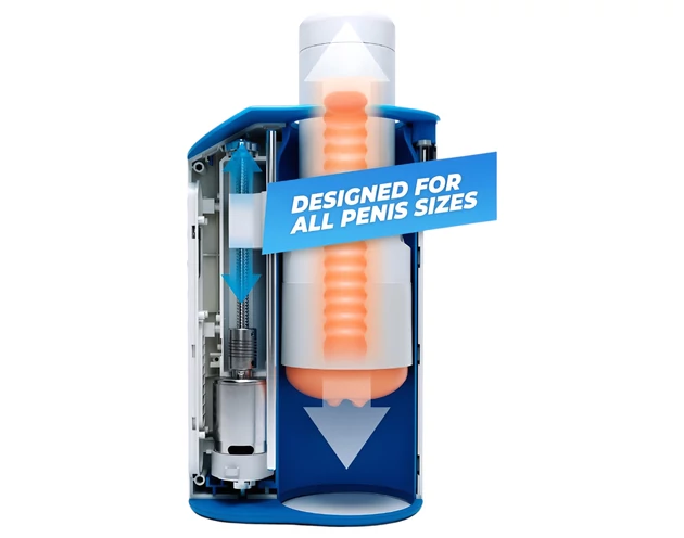 Autoblow A.I. Ultra - hálózati szuper száj maszturbátor (fehér)