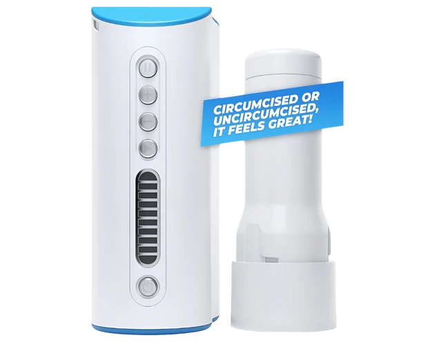 Autoblow A.I. Ultra - hálózati szuper száj maszturbátor (fehér)