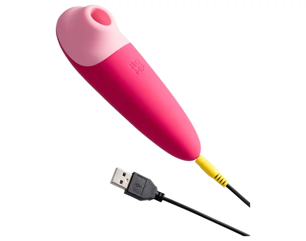 ROMP Shine X - akkus léghullámos csiklóizgató (pink)