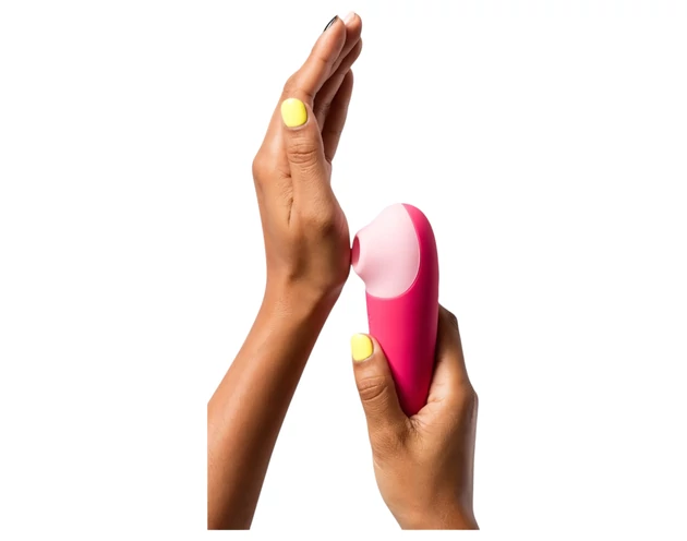 ROMP Shine X - akkus léghullámos csiklóizgató (pink)