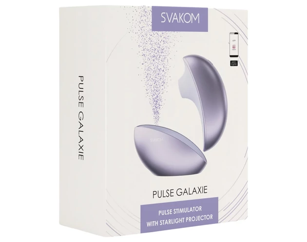 Svakom Pulse Galaxie - léghullámos csiklóizgató (lila)