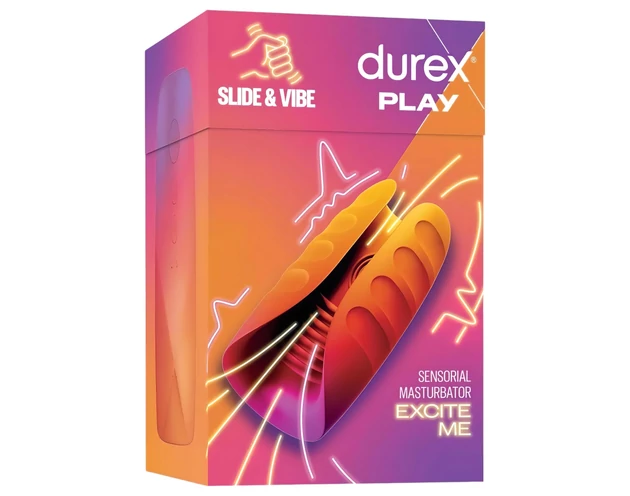 Durex Slide & Vibe - akkus, vízálló makkvibrátor (pink)