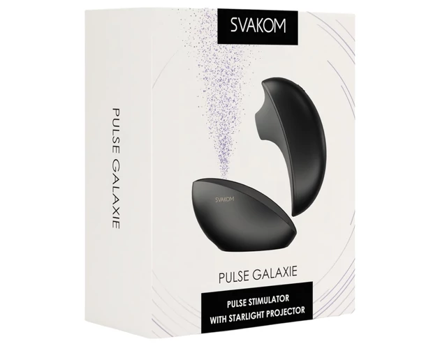 Svakom Pulse Galaxie - léghullámos csiklóizgató (fekete)