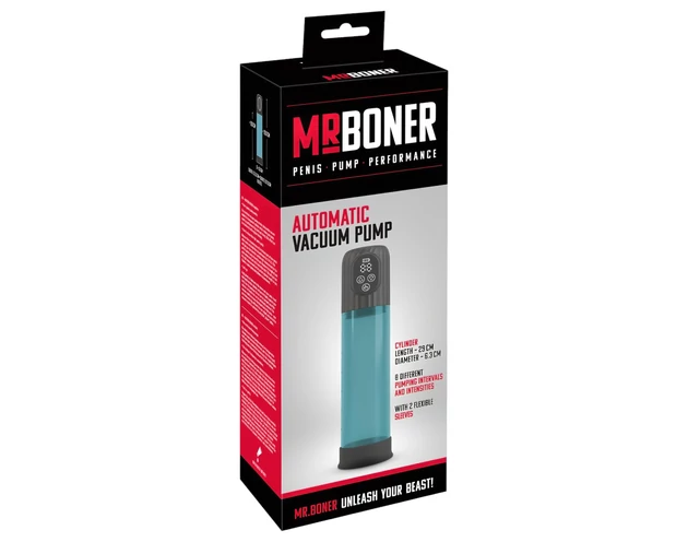 Mister Boner - automata péniszpumpa (kék)