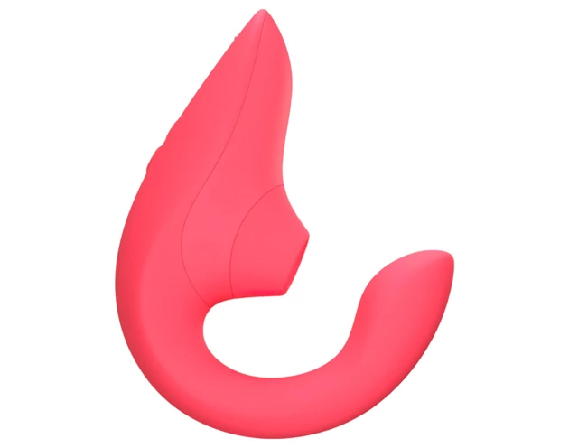 Womanizer Blend - G-pont vibrátor és csiklóizgató (korall)
