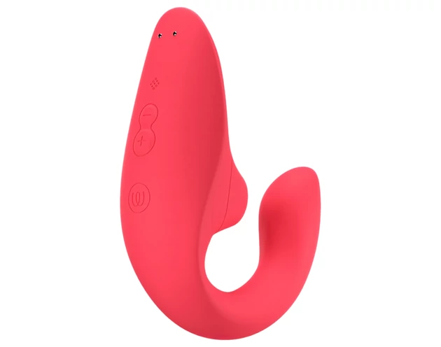 Womanizer Blend - G-pont vibrátor és csiklóizgató (korall)