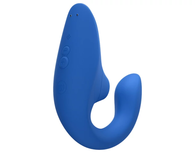 Womanizer Blend - G-pont vibrátor és csiklóizgató (kék)