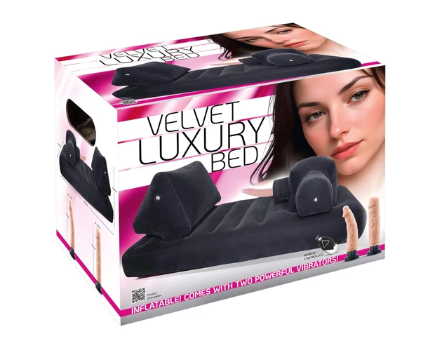 You2Toys Velvet Luxury - szexgép, beépített ággyal (fekete)