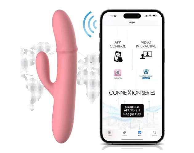 Svakom Mora Neo - okos csiklókaros, gyöngyös vibrátor (pink)