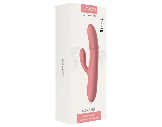 Svakom Mora Neo - okos csiklókaros, gyöngyös vibrátor (pink)