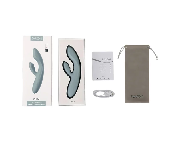 Svakom Chika - okos csiklókaros G-pont vibrátor (szürke)