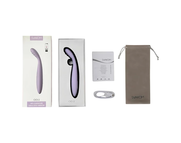 Svakom Cici 2 - okos G-pont vibrátor (lila)