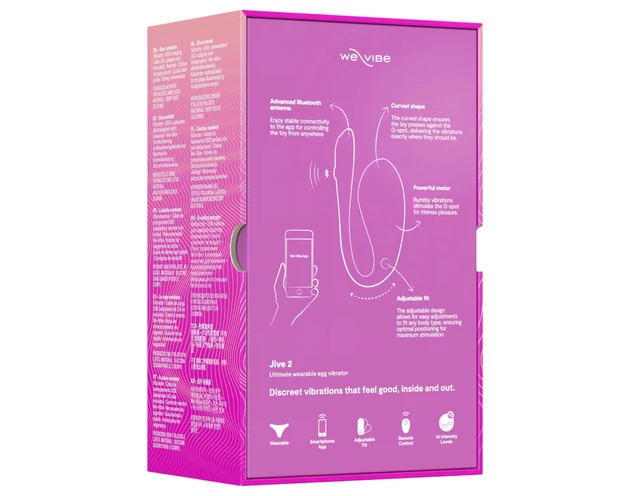 We-Vibe Jive 2 - akkus, okos vibrotojás (pink)
