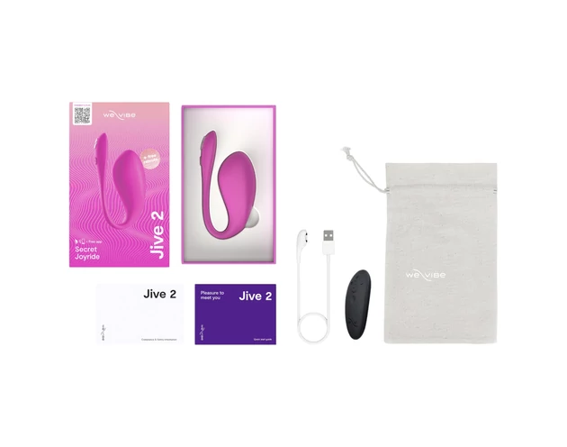We-Vibe Jive 2 - akkus, okos vibrotojás (pink)
