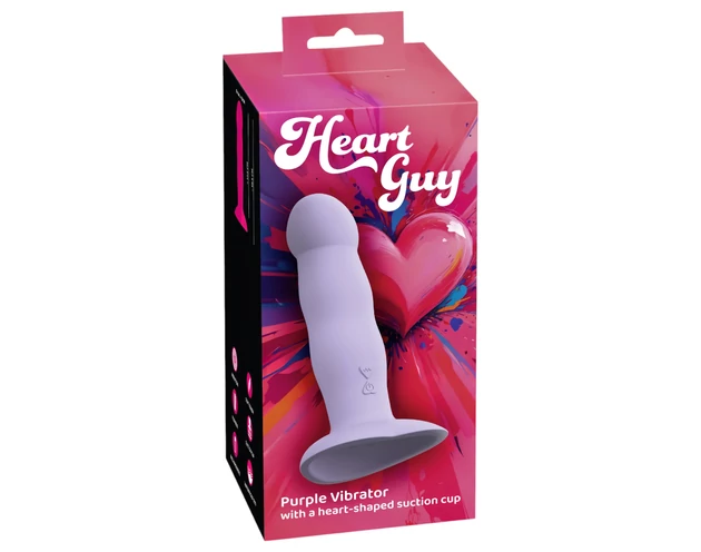 You2Toys Heart Guy - szivecskés vibrátor (lila)