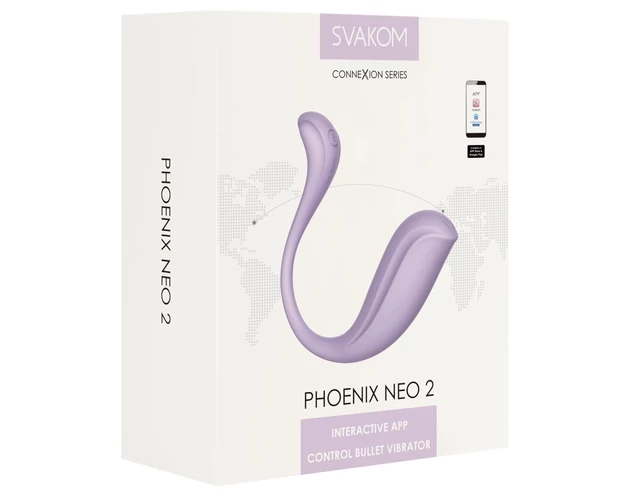 Svakom Phoenix Neo 2 - okos vibrációs tojás (lila)