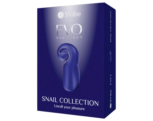 SVibe EVO - vízálló, akkus maszturbátor (kék)