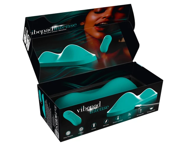 Vibepad Intense - csiklóizgató párna vibrátor (türkiz)