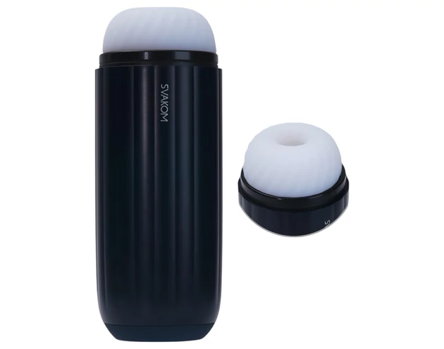 Svakom Sam Neo 2 Pro - okos maszturbátor (fekete-fehér)
