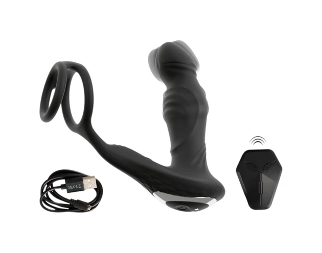 Rebel - lökő prosztatavibrátor (fekete)