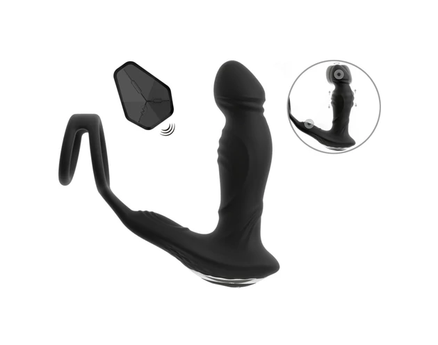 Rebel - lökő prosztatavibrátor (fekete)