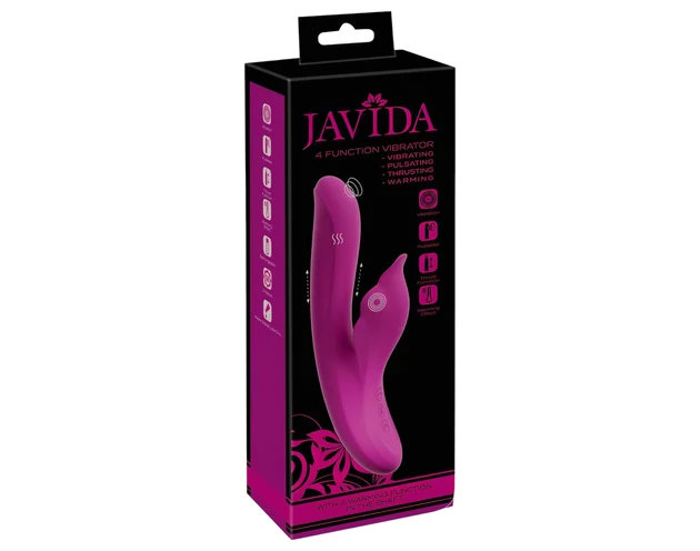 Javida - 4in1 G-pont és csikló izgató vibrátor (szeder)