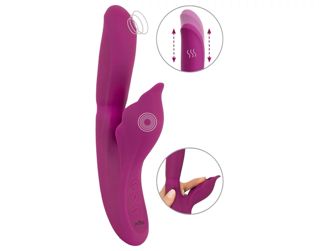 Javida - 4in1 G-pont és csikló izgató vibrátor (szeder)