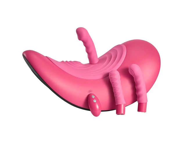 VibePad Rideon - pulzáló G-pont és csiklóizgató hinta (pink)