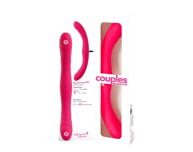 Couples Choice - dupla végű vibrátor (pink)