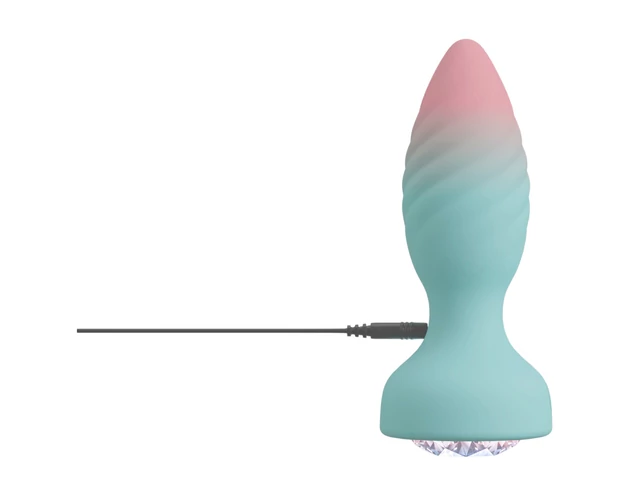 Beau Coeur Juvela - vibrációs anál plug (türkiz)