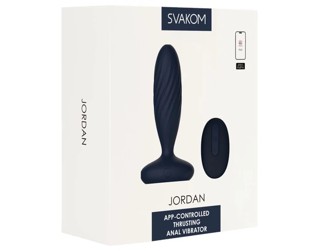 Svakom Jordan - okos anál vibrátor (kék)