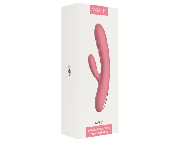 Svakom Avery - akkus, csiklókaros lökő vibrátor (pink)