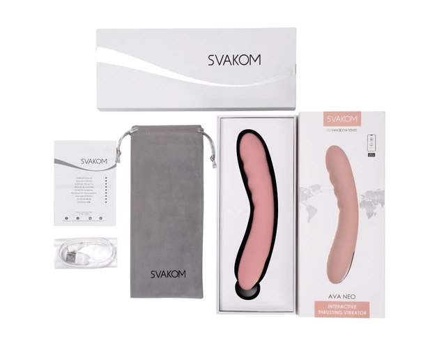 Svakom Ava Neo - okos le-fel vibrátor (pink)