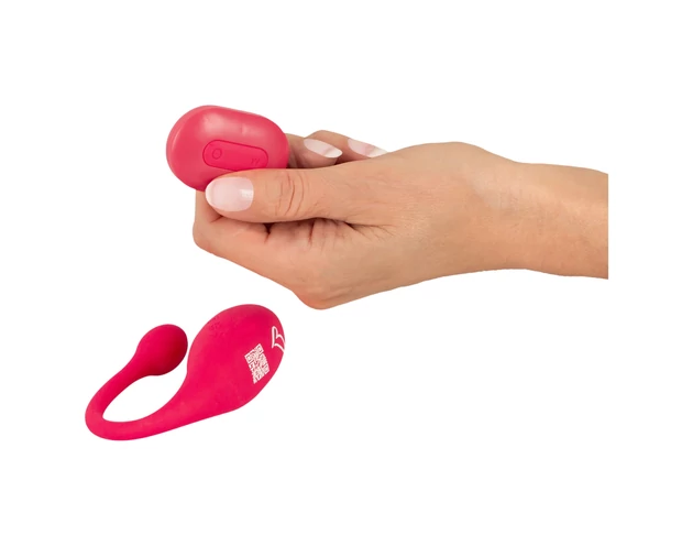 Beau Coeur Koral - vibrációs tojás távirányítóval (pink)