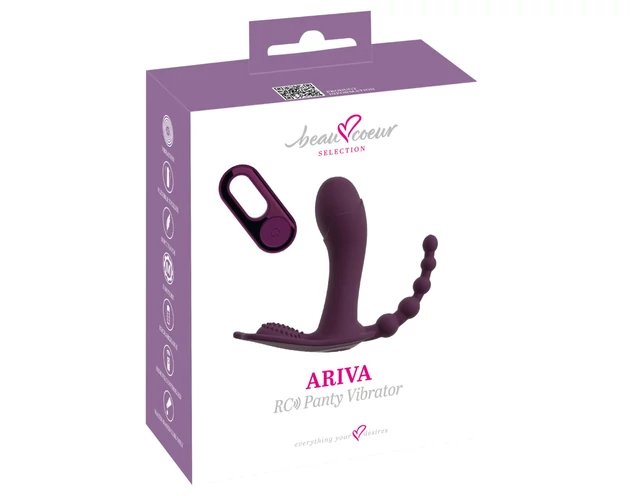 Beau Coeur Ariva - 3in1 bugyivibrátor (lila)