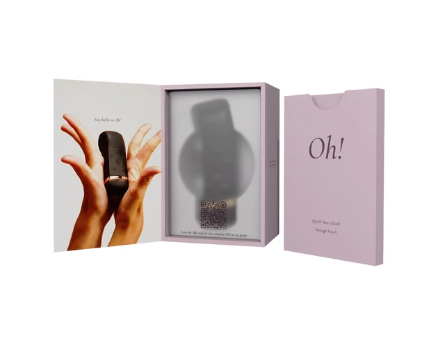 The Handy Oh! - ResoTouch vibrátor (fekete)