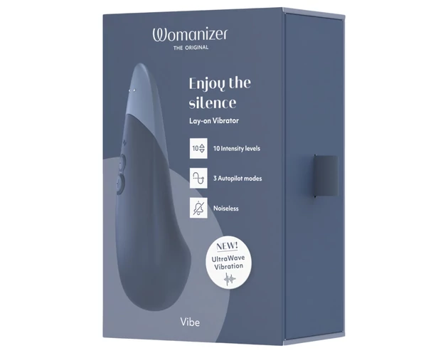 Womanizer Vibe - csikló vibrátor (kék)