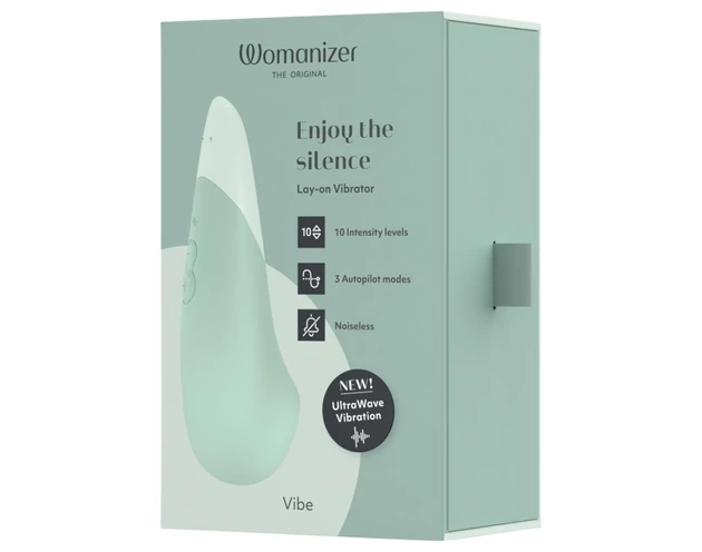 Womanizer Vibe - csikló vibrátor (zöld)